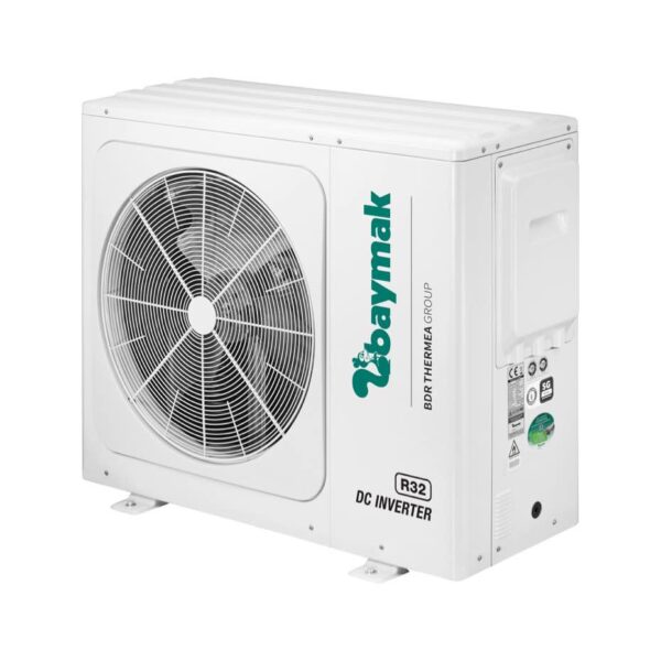 IOTHERM HAVA KAYNAKLI MONOBLOK INVERTER ISI POMPASI IO-MM P / IO-MT P Isıtma & Soğutma & Kullanım sıcak suyu A+++ Yüksek Enerji Verimliliği Tek Cihaz ile Borulama Yapmaksızın Kolay Kurulum 65° C Çıkıs Suyu Sıcaklığı ile Yüksek Sıcak Su Konforu 5.00’e Varan Yüksek COP Değerleri ile Yüksek Elektrik Tasarrufu DC İnverter Teknolojisi ve R32 Gazı Soğutma Verimliliği Sayesinde En Zorlu Hava Şartlarında Bile Yüksek Performans Oda Termostatı Olarak Kullanılabilen Kablolu Dokunmatik Kontrol Paneli 6 Cihaza Kadar Kaskad İmkanı Balkon uygulamaları için Kompakt Ölçüler Comfort Home Uygulaması ile Uzaktan Erişim #YENİLENEBİLİR ENERJİ #ISI POMPASI